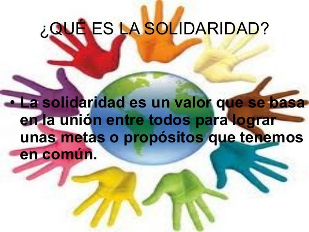 Resultado de imagen de solidaridad