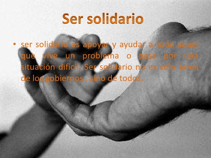 Solidaridad