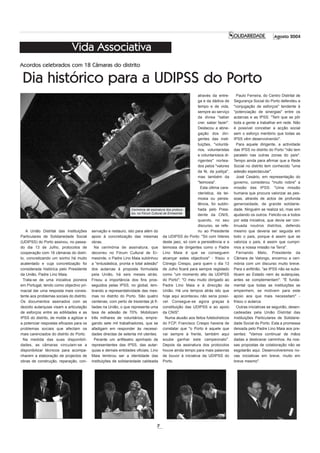 SOLIDARIEDADE – N.º 64 – AGOSTO 2004