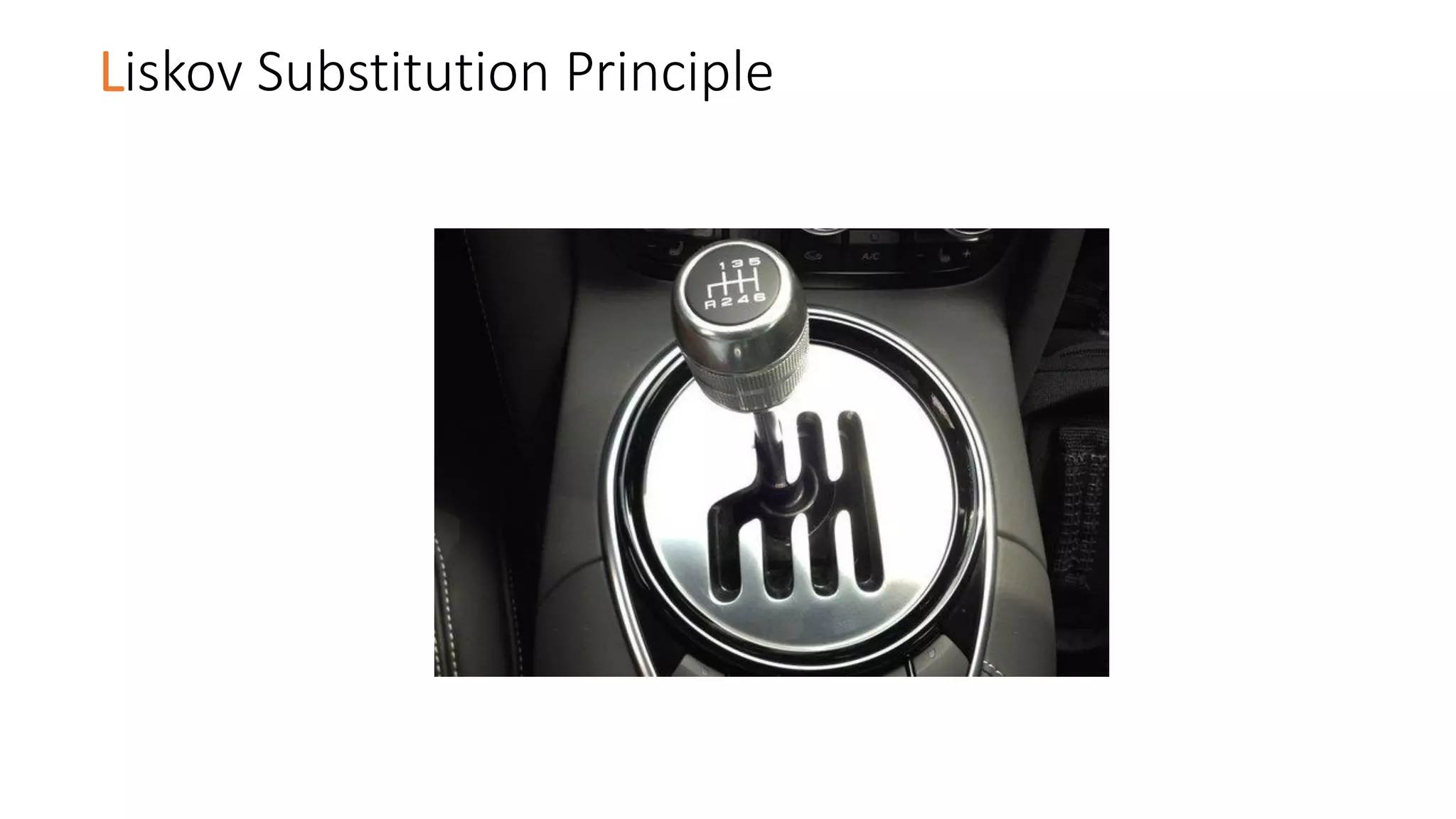 Liskov Substitution Principle
 