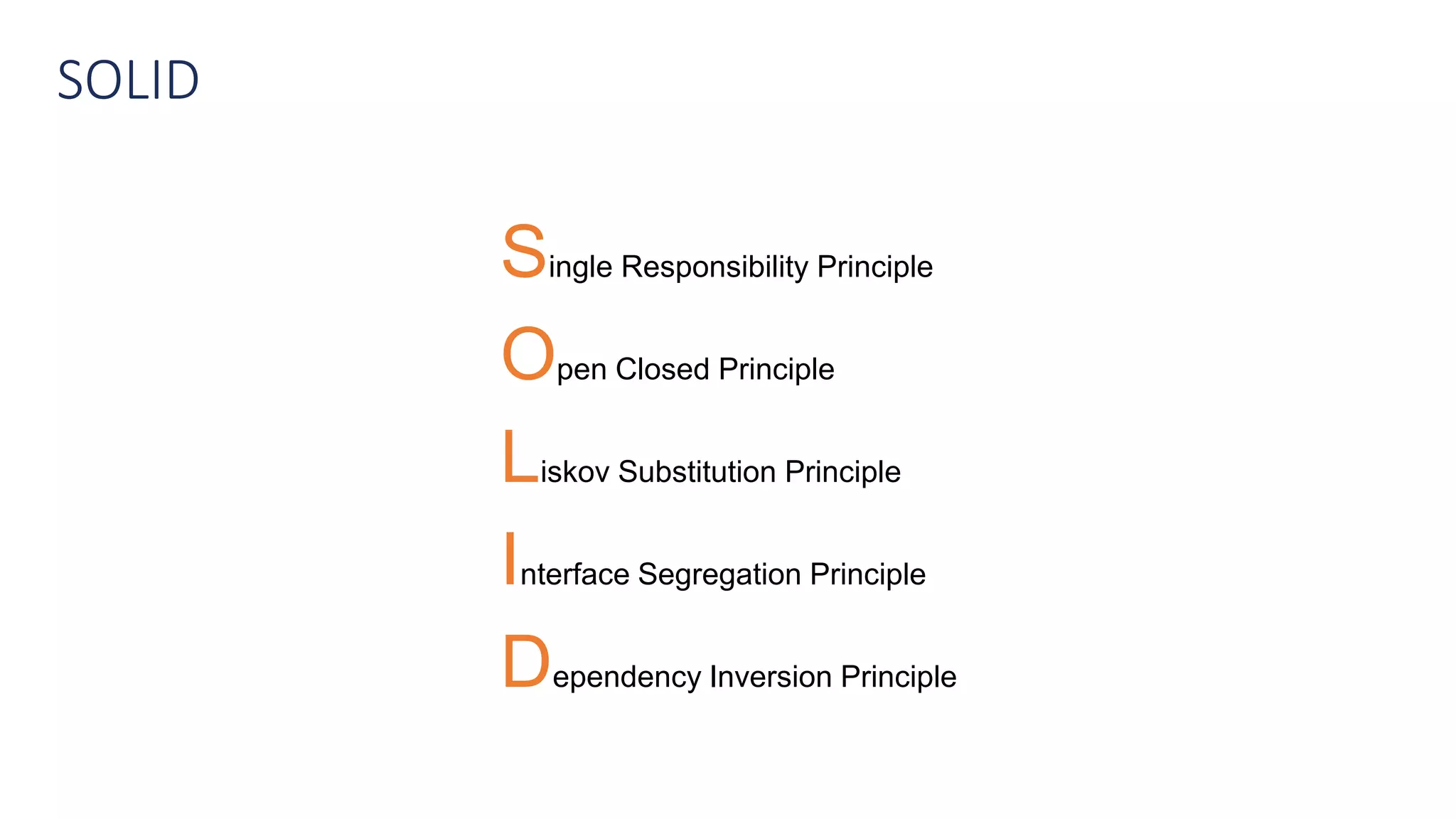SOLID design principles applied in Java | PDF