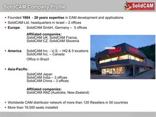 Solid cam imachining_presentation_april _2012 | PDF