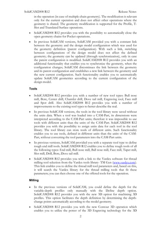 Solid cam release_notes2008 | PDF | Computer Peripherals | Computing