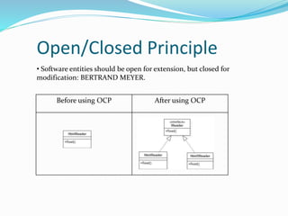 Clean code with SOLID principles | PPTX
