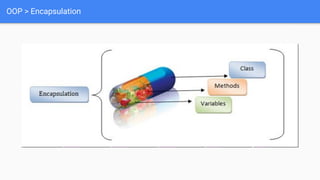 OOP > Encapsulation
 