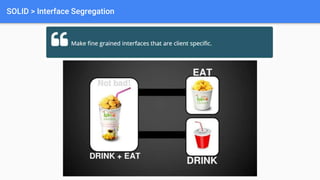 SOLID > Interface Segregation
 