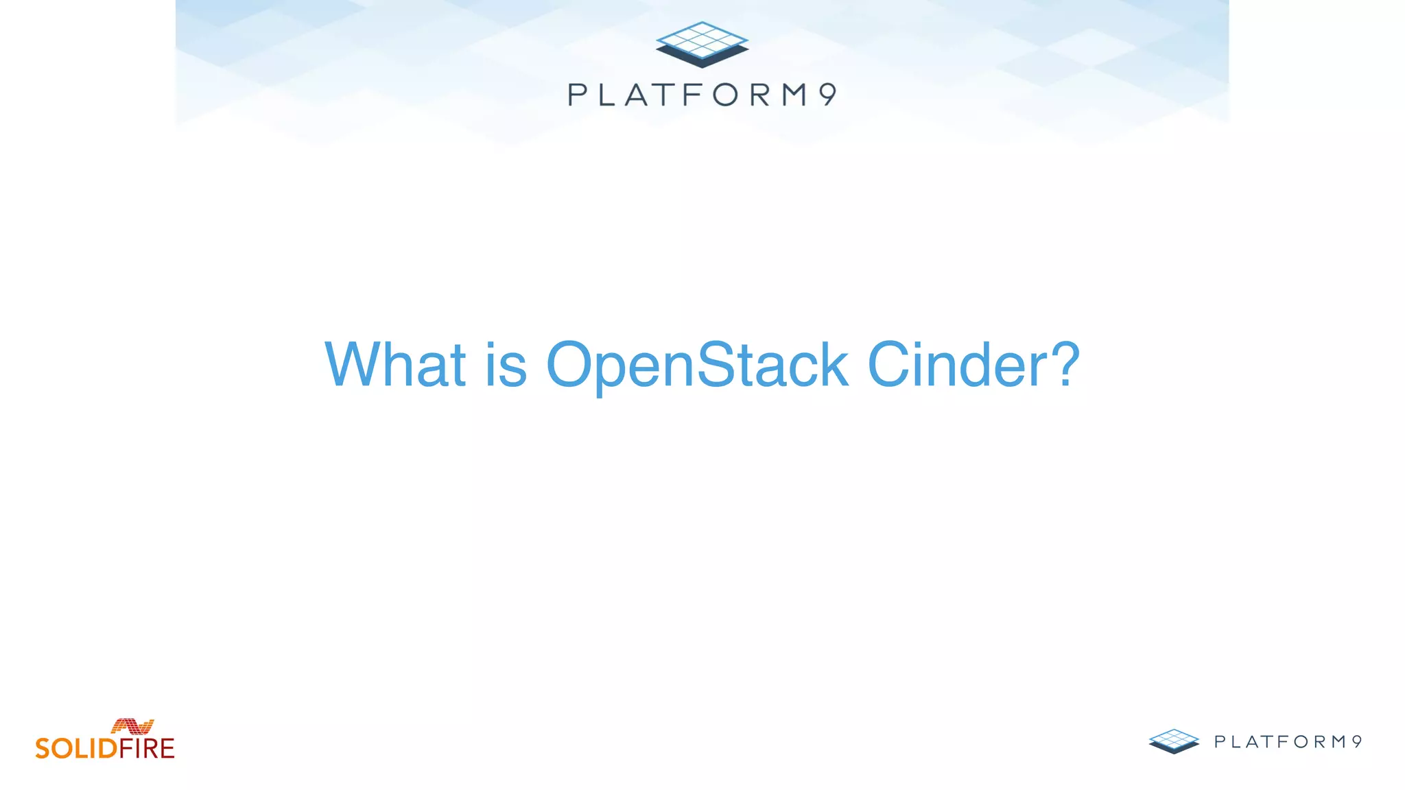 Title Text
What is OpenStack Cinder?
 