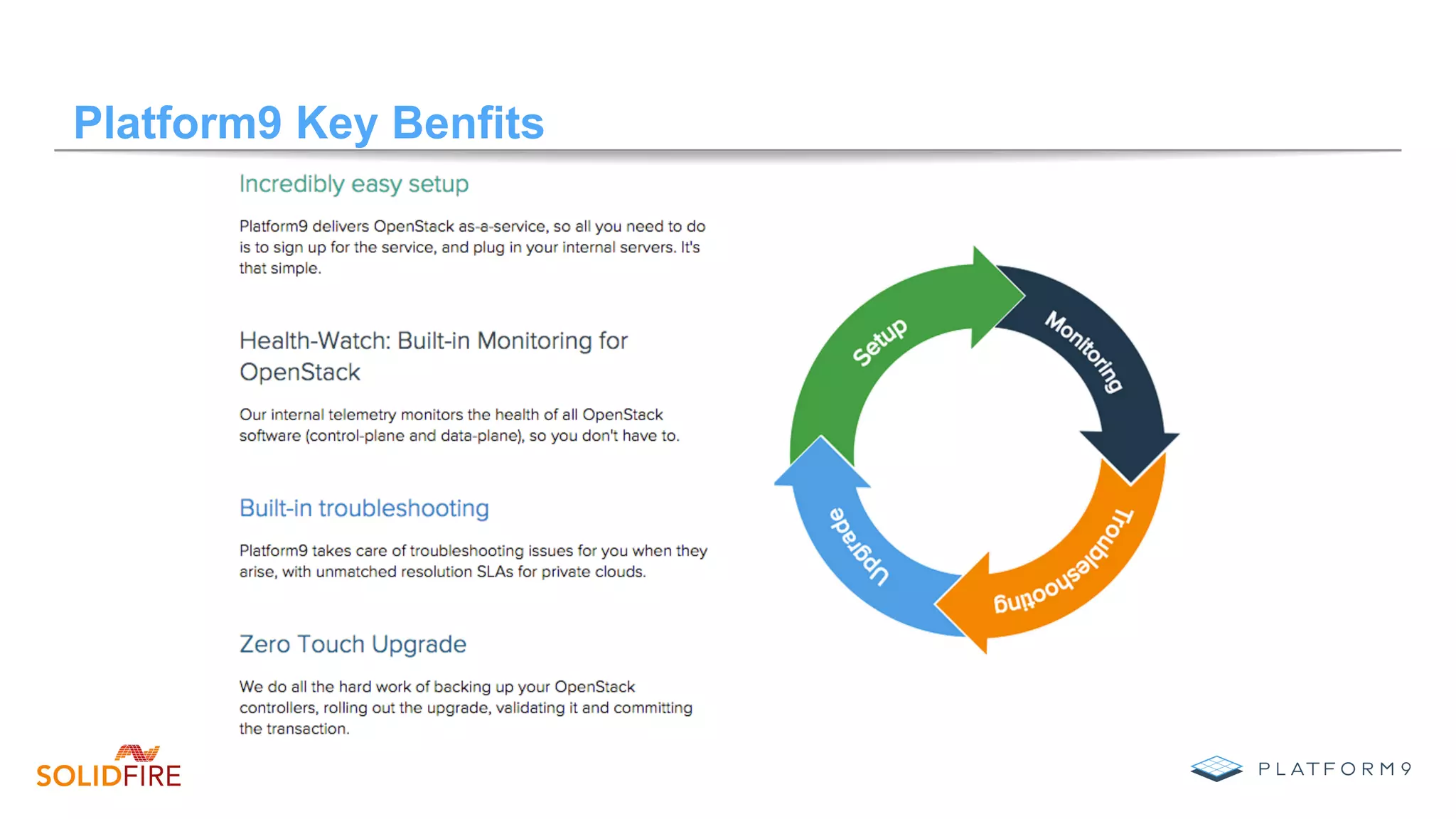 Platform9 Key Benfits
 