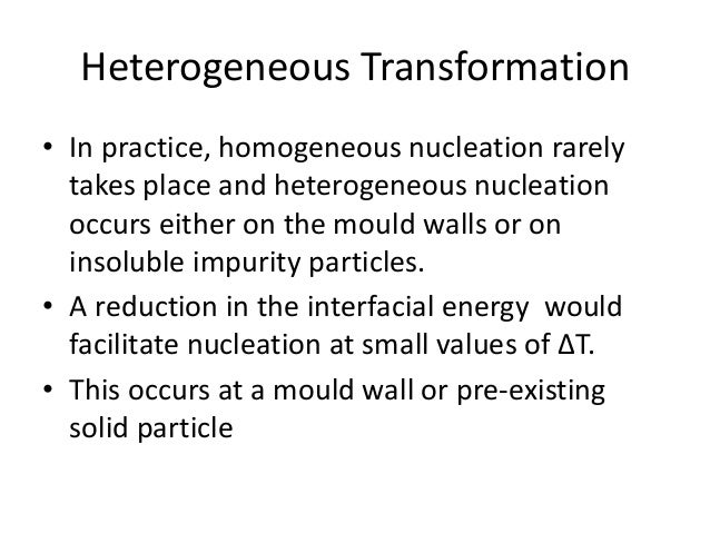 Solidification Of Material Solidification Of Material