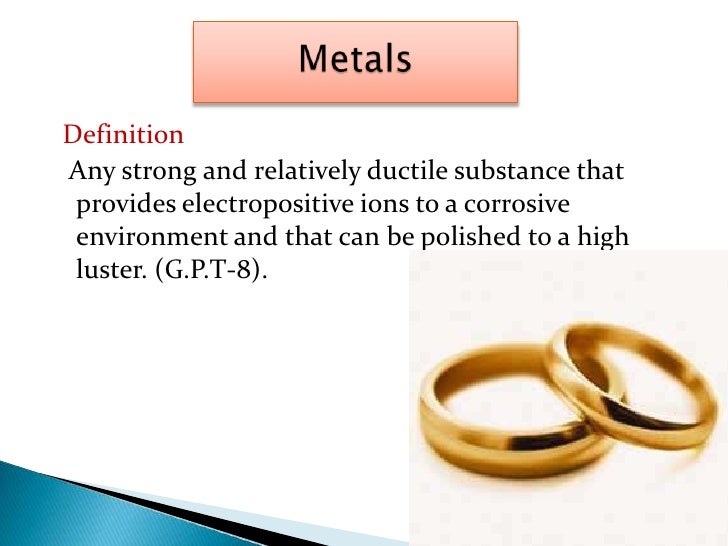 Solidification and microstructure of metals Solidification and microstructure of metals
