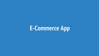 E-Commerce App
 