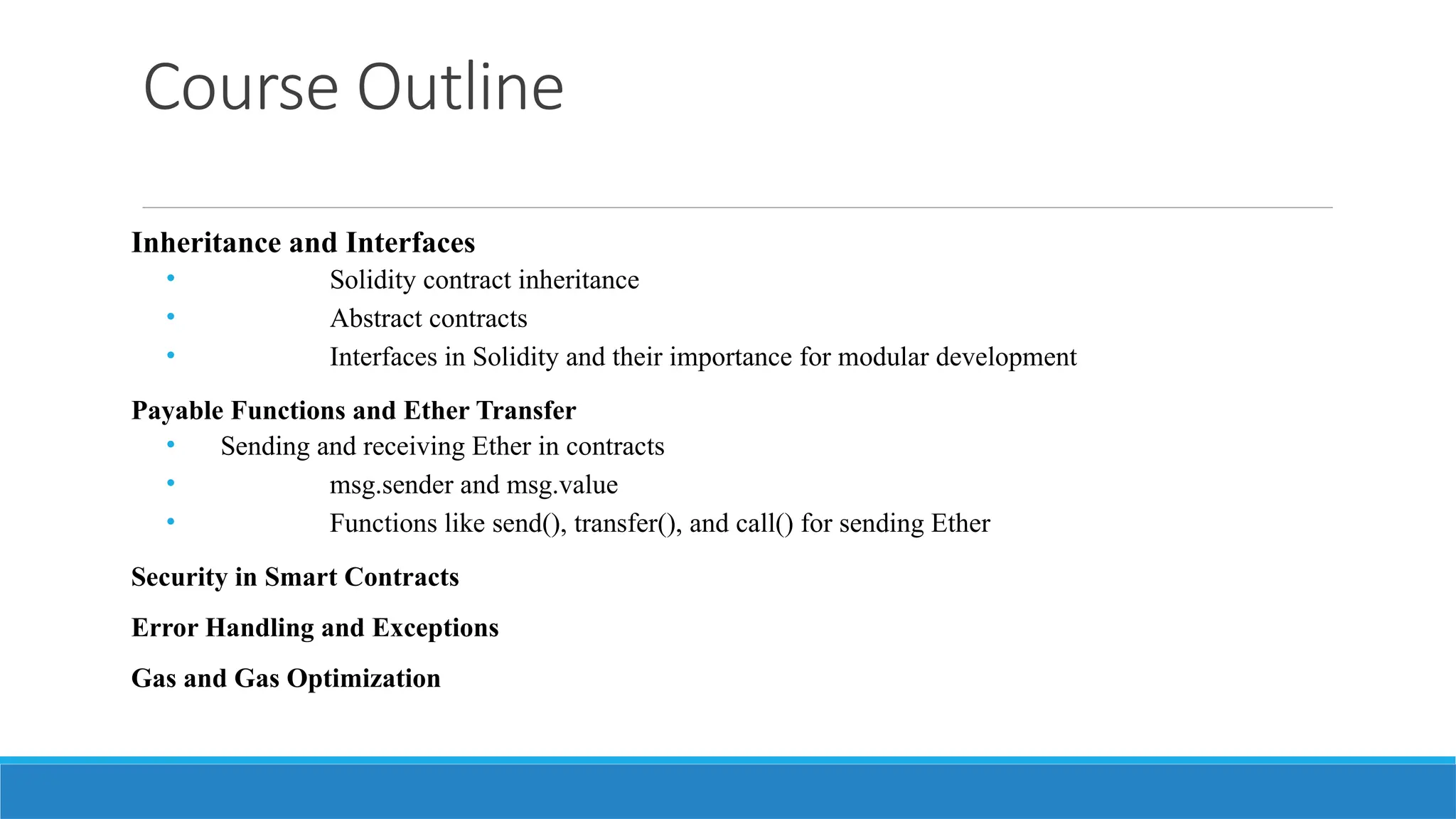The Foundation of Smart Contract Development on Ethereum | PPTX