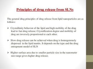 Solid lipid nanoparticles | PPT