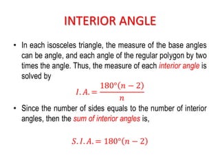 INTERIOR ANGLE

 