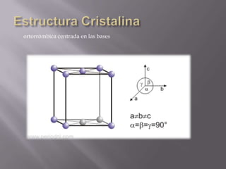 ortorrómbica centrada en las bases

 