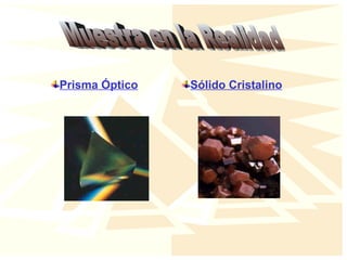 Prisma Óptico Sólido Cristalino
 