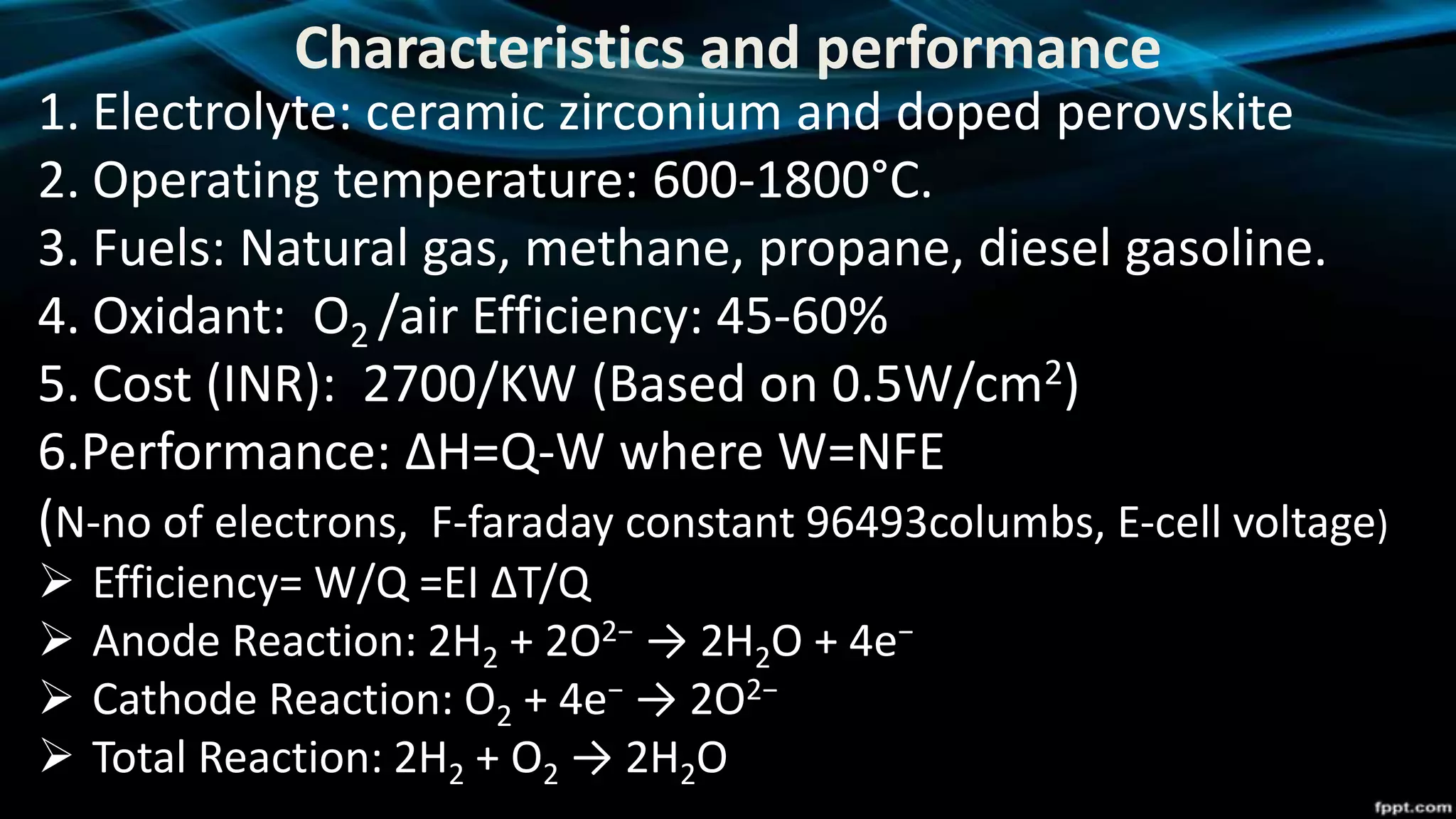 Solid oxide fuel cell technology | PPTX