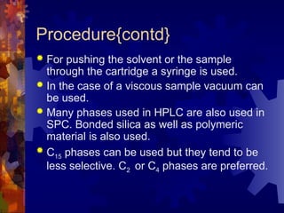 Comprehensive Guide to Solid Phase Extraction Techniques and Procedures ...