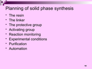 Comprehensive Overview of Solid Phase Synthesis in Pharmaceutical ...