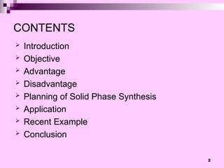 Comprehensive Overview of Solid Phase Synthesis in Pharmaceutical ...