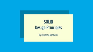 Solid Principles | PDF | Programming Languages | Computing