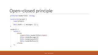 Open–closed principle
SOLID - TOAN NGUYEN
 