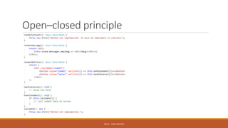 Open–closed principle
SOLID - TOAN NGUYEN
 