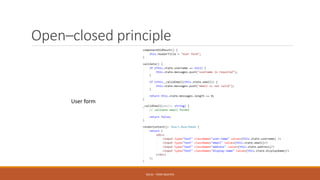 Open–closed principle
SOLID - TOAN NGUYEN
User form
 