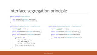 Interface segregation principle
SOLID - TOAN NGUYEN
 