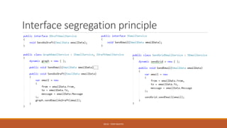 Interface segregation principle
SOLID - TOAN NGUYEN
 