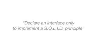 SOLID principles in practice: the Clean Architecture | PDF