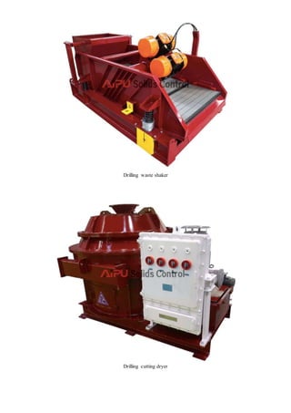 Drilling waste shaker
Drilling cutting dryer
 