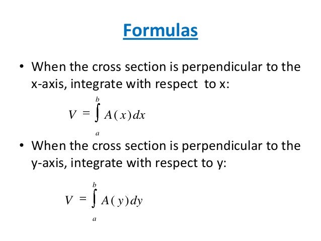 Solids cross section