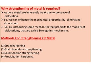 Solid solution strengthening | PPTX