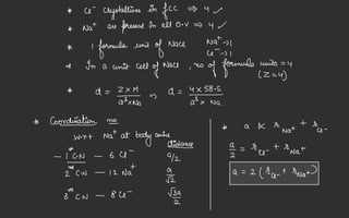 Solid State Formula List Solid State notes for JEE mains and advance.pdf