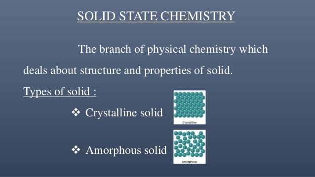 Solid state chemistry-PPT