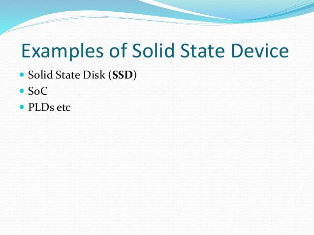 solid state devices solid state devices