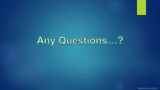 Solid state drive (ssd)