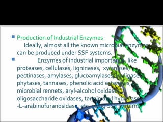 Solid state fermentation - Brief introduction | PPT