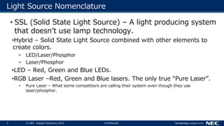 Projector Training - Solid State Light Source Technology | PPTX