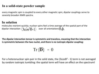 Solid State NMR | PPTX
