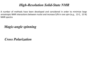 Solid State NMR | PPTX