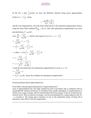 Solid State Physics Assignments | PDF