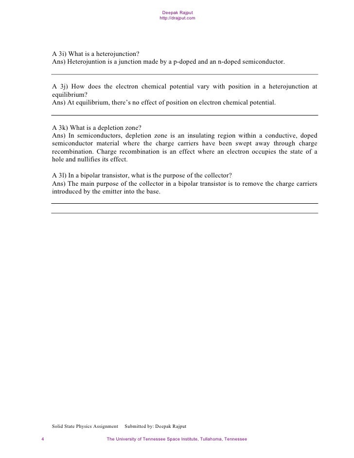 Physics assignment answers institute