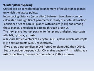 Solid state physics unit 1.pdf