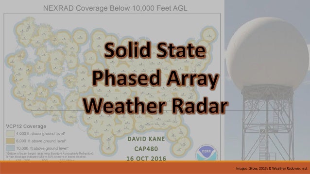 Solid State Phased Array Weather Radar