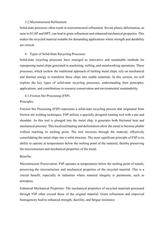 Solid State Recycling Processes to Reuse Metal Chip111111.docx