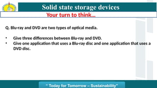 Solid state storage devices magnetic optical and solid state | PPTX