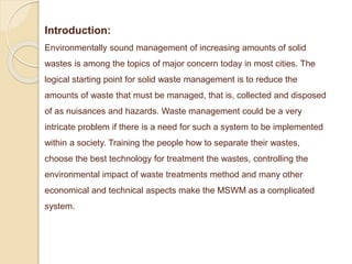 Solid waste | PPTX
