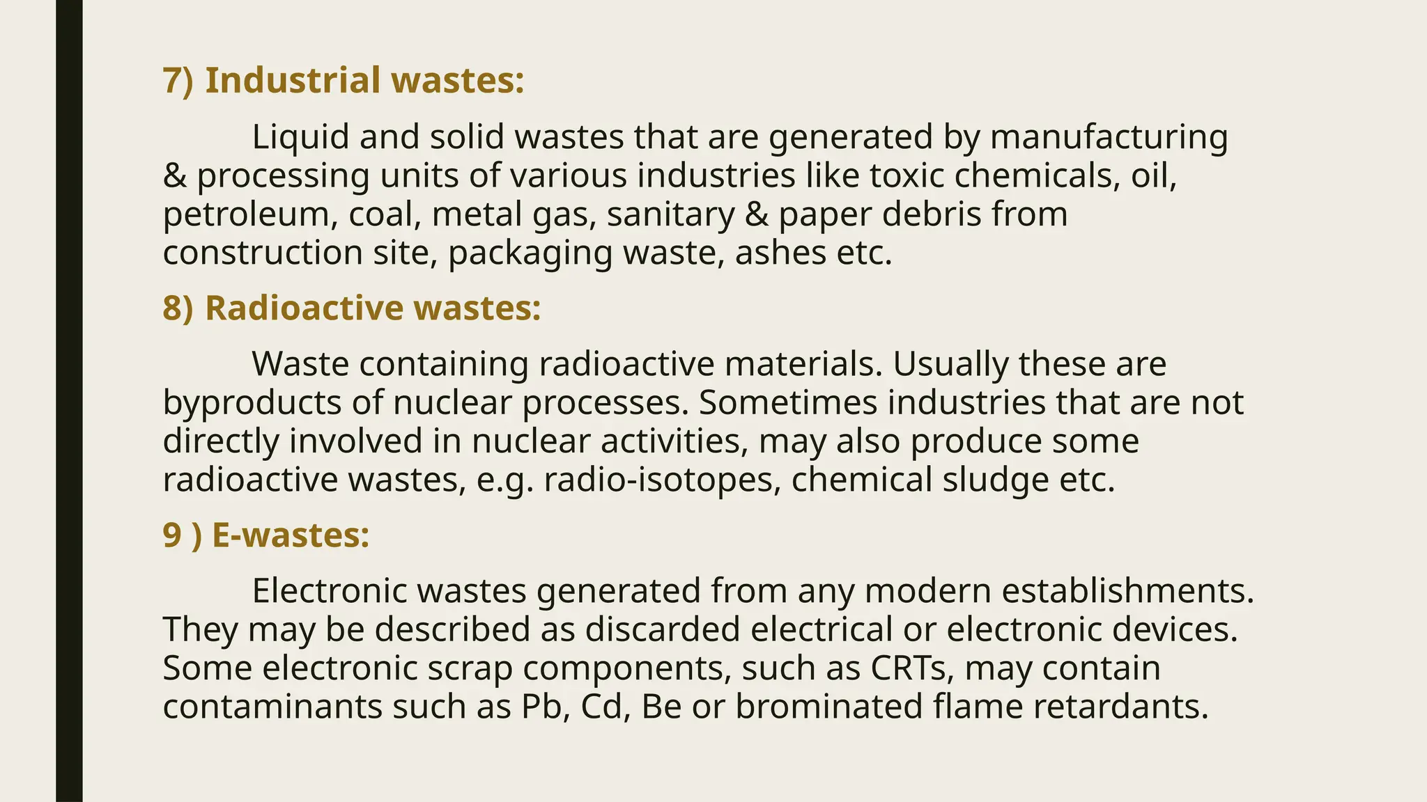 Solid waste - Characterisation and sorting | PPTX